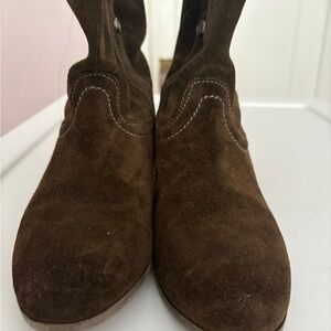 Frye & Co. Brown Suede Ankle Boots